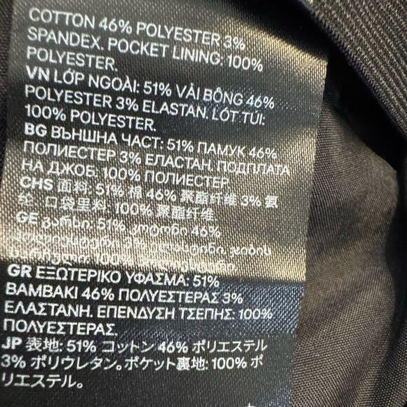 H&M Black Slim Fit Slacks, Size 6 - Picture 13 of 16